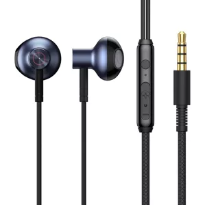 Slúchadlá Baseus Encok H19 earphones - black (6953156203884)