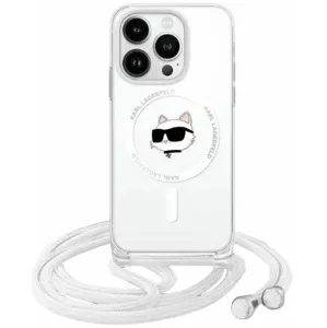 Kryt Karl Lagerfeld KLHMP15XHCCHNT iPhone 15 Pro Max 6.7" hardcase transparent IML Choupette Head & Cord Magsafe (KLHMP15XHCCHNT)