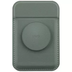 Peňaženka UNIQ Flixa magnetic card wallet with stand green MagSafe (UNIQ-FLIXA-LICHENGREEN)