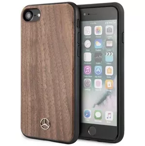 Kryt Mercedes MEHCI8VWOLB iPhone 7/8/SE 2020 hard case brown Wood Line Walnut (MEHCI8VWOLB)