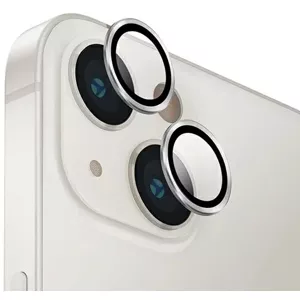 Ochranné sklo UNIQ Optix Aluminum Camera Lens Protector iPhone 14 6.1" / 14 Plus 6.7" sterling silver glass for camera lens with applicator (UNIQ-IP6.1-6.7M-LENSSIL)