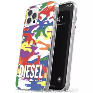 Kryt Diesel Clear Case Pride Camo AOP for iPhone 12/12 Pro colourful (44332)