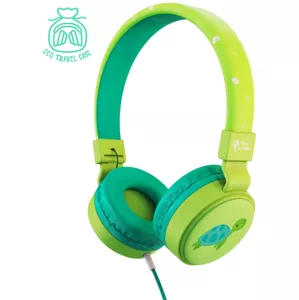 Slúchadlá Planet Buddies Turtle Wired Kid's Headphone green (39011)