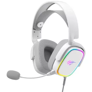 Slúchadlá Havit H2035U Gaming Headphones RGB (white)