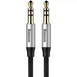 Kábel Baseus Yiven Audio Cable M30 0.5M Silver+Black (6953156257160)