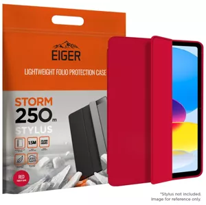 Púzdro Eiger Storm 250m Stylus Case for Apple iPad 10.9 (10th Gen) in Red (EGSR00141)