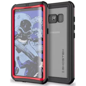 Kryt Ghostek - Samsung Galaxy S8 Plus Waterproof Case Nautical Series, Red (GHOCAS628)