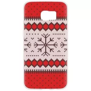 Kryt FLAVR - Ugly Xmas Sweater for Samsung Galaxy S7 Edge, Red