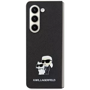Kryt Karl Lagerfeld KLHCSA55SAKCNPK A55 A556 hardcase black Saffiano Karl&Choupette Pin (KLHCSA55SAKCNPK)