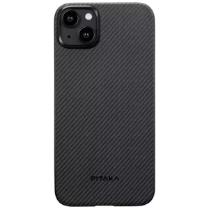 Kryt Pitaka MagEZ 4 600D case, black/grey twill - iPhone 15 (KI1501A)