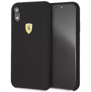 Kryt Ferrari - Silicone Hard Case Apple iPhone Xr - Black (FESSIHCI61BK)