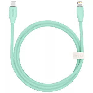 Kábel Baseus Jelly  cable USB-C to Lightning, 20W, 1,2m (green)