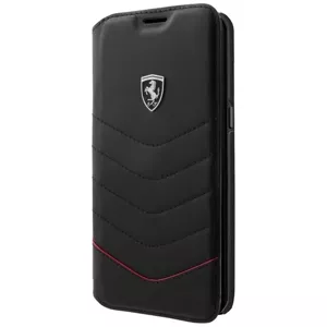 Púzdro Ferrari - Apple iPhone 7/8 Leather Book - Black (FEHQUFLBKP7BK)