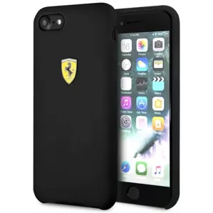 Kryt Ferrari - Silicone Hard Case Apple iPhone 7/8 - Black (FESSIHCI8BK)