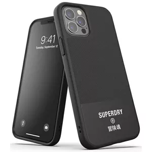 Kryt SuperDry Moulded Canvas iPhone 12 Pro Max Case black 42586 (42586)