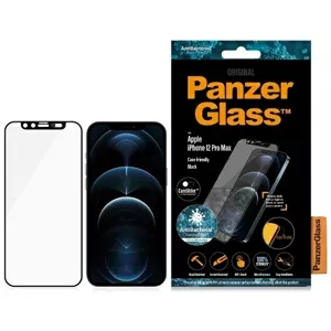 Ochranné sklo PanzerGlass E2E Microfracture iPhone 12 Pro Max CamSlider Case Friendly AntiBacterial