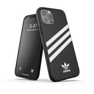 Kryt ADIDAS - Moulded Case PU for iPhone 12 Pro Max black/white (42231)