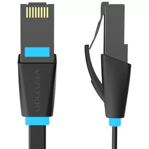 Kábel Vention Flat network cable CAT6 UTP IBJBK RJ45 Ethernet 1000Mbps 8m Black