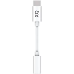 Adaptér XQISIT NP Audio/Headphone Adapter USB-C to 3.5mm white (50946)