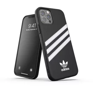 Kryt ADIDAS - Moulded Case PU for iPhone 12/12 Pro black/white (42230)
