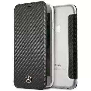 Púzdro Mercedes - Apple iPhone 8/7/SE 2020 Booklet Case Dynamic Line - Black (MEFLBKI8CFBK)