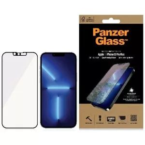 Ochranné sklo PanzerGlass E2E Anti-Bluelight iPhone 13 /Pro Max 6,7" Case Friendly AntiBacterial MicroFracture black Pro2758 (Pro2758)