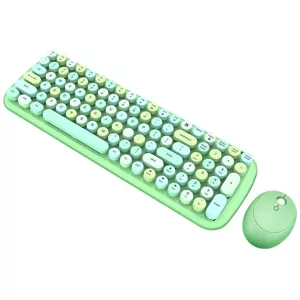Klávesnica Wireless keyboard + mouse set MOFII Candy XR 2.4G (Green) (6950125748483)