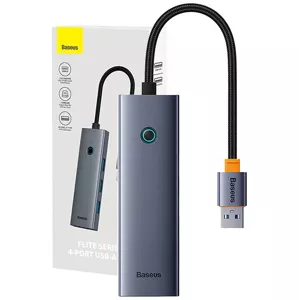 USB Hub 4in1 Hub Baseus  UltraJoy USB-A do 4xUSB 3.0 (space grey)