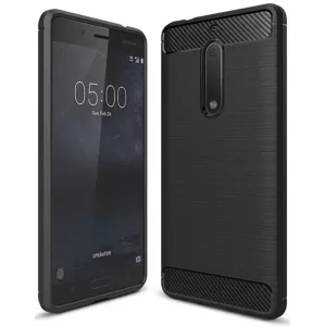 Kryt TECH-PROTECT - TPUCARBON for Nokia 6, black