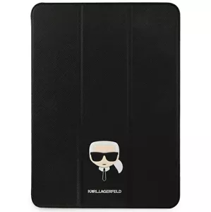 Púzdro Karl Lagerfeld KLFC11OKHK iPad 11" Pro 2021 Book Cover black Saffiano Karl Head (KLFC11OKHK)