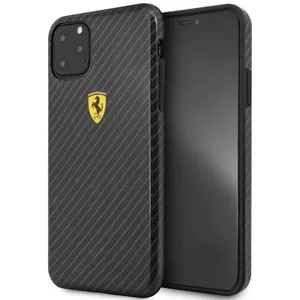 Kryt Ferrari Hardcase iPhone 11 Pro Max black On Track Carbon Effect (FESPCHCN65CBBK)