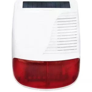 Alarm Wireless outdoor solar powered strobe light siren PE-520 PGST