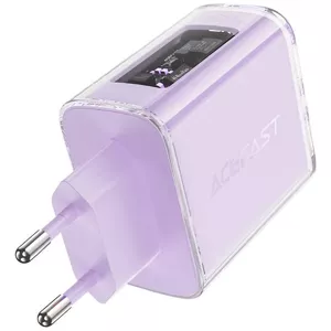 Nabíjačka Wall charger Acefast A45, 2x USB-C, 1xUSB-A, 65W PD (purple)