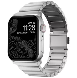 Remienok Nomad Aluminum Band, silver - Apple Watch Ultra (49mm) 8/7 (45mm)/6/SE/5/4 (44mm)/3/2/1 (42mm) (NM01328285)