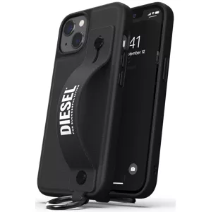 Kryt Diesel Leather Tech Chain Handstrap Case for iPhone 13 black/white (47840)