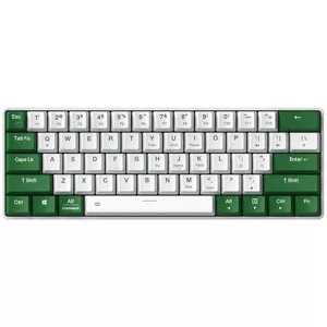 Klávesnica Wireless mechanical keyboard Dareu EK861 Bluetooth (white&green)