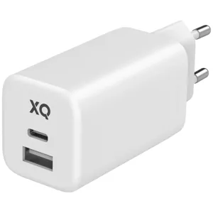 Nabíjačka XQISIT Travel Charger PD65W EU USB A&C GaN White (45464)