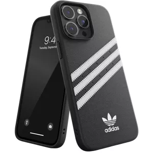 Kryt adidas OR Moulded Case PU for iPhone 14 Pro Max 2022 black/white (50188)