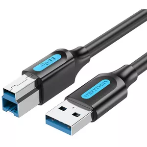 Kábel  Vention USB 3.0 A to USB-B print cableCOOBD 2A 0.5m Black PVC