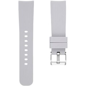 Eternico Essential Vertical Grain Silver Buckle universal Quick Release 20mm strieborný