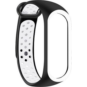 Eternico Sporty na Xiaomi Mi band 5/6/7 solid black and white