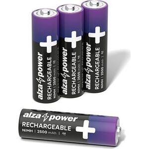 AlzaPower Rechargeable HR6 (AA) 2500 mAh 4 ks v eko-boxe