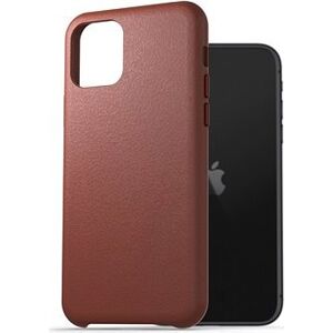 AlzaGuard Genuine Leather Case na iPhone 11 hnedý