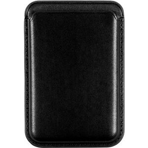 AlzaGuard PU Leather Card Wallet Compatible with Magsafe čierna