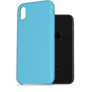 AlzaGuard Premium Liquid Silicone iPhone Xr modré