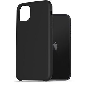 AlzaGuard Premium Liquid Silicone iPhone 11 čierne