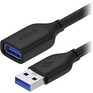 AlzaPower Core USB-A (M) to USB-A (F) 3.0, 2 m čierny