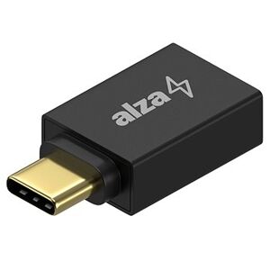 AlzaPower USB-C (M) do USB-A (F) 3.2 Gen 1 OTG čierny