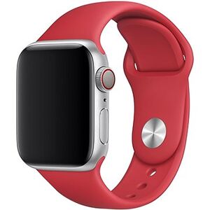 Eternico Essential pre Apple Watch 42mm / 44mm / 45mm cherry red veľkosť S-M