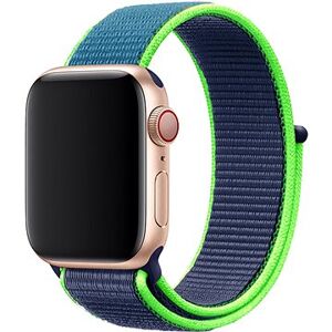 Eternico Airy na Apple Watch 42 mm/44 mm/45 mm Night Blue and Green edge